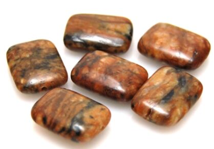 Jaspis tygrysi - prostokąt 18x13mm