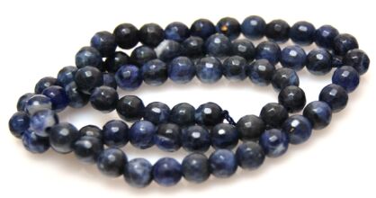 Sodalit fasetowany - kula 6mm