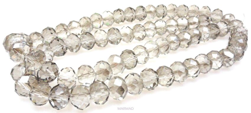 Kryształki fasetowane - oponka 12x8mm