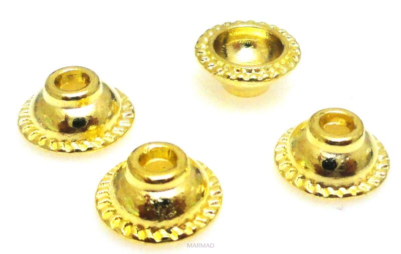 Czapeczki bali na korale kopuła 10mm