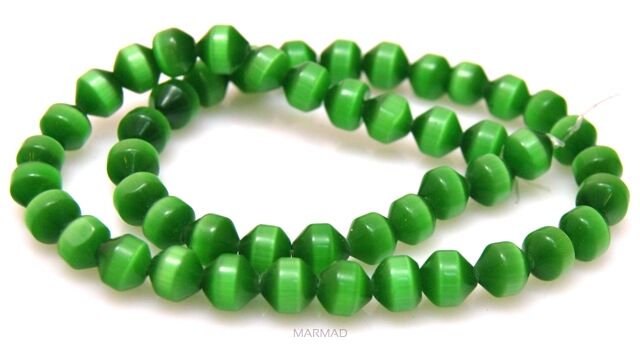 Uleksyt - kula ze szlifem 8mm - zielony