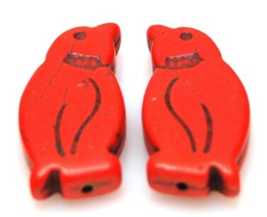 Howlit - pingwin 30x17mm - pomarańczowy