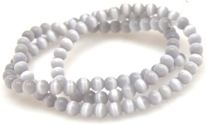 Kocie oko- uleksytowe szary - kula 4mm