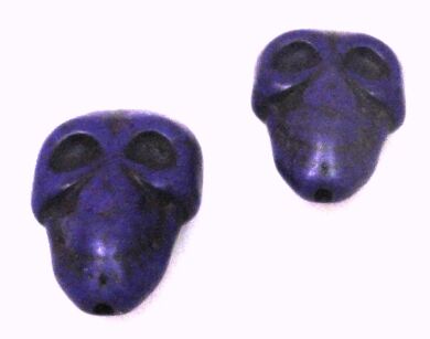 Howlit - czaszka 20x15mm - fioletowy