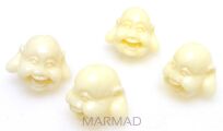 Koral z żywicą - głowa Buddy 12x14mm 