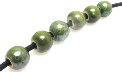 Ceramika - kula 8mm - zielona