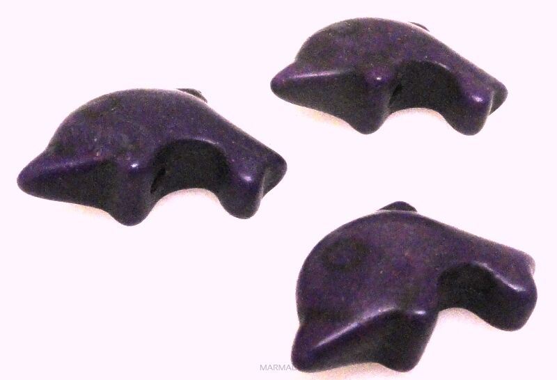 Howlit - delfin 20x12mm - fioletowy