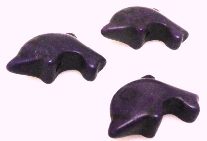 Howlit - delfin 20x12mm - fioletowy