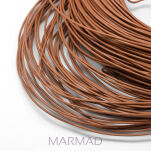 Rzemień jasno brązowy -lakierowany - SKÓRA - grubość 2mm - 2