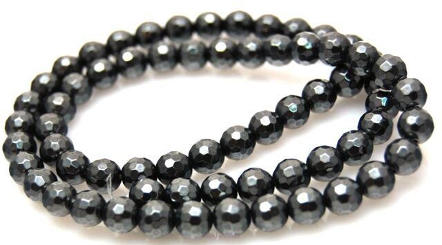 Hematyt fasetowany - kula 6mm