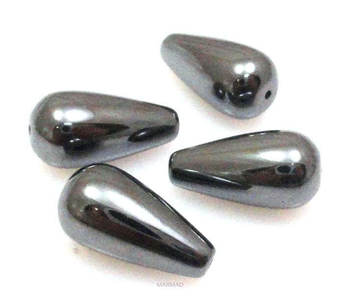 Hematyt - kropla 16x8mm