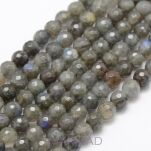 Labradoryt fasetowany - kula 6mm
