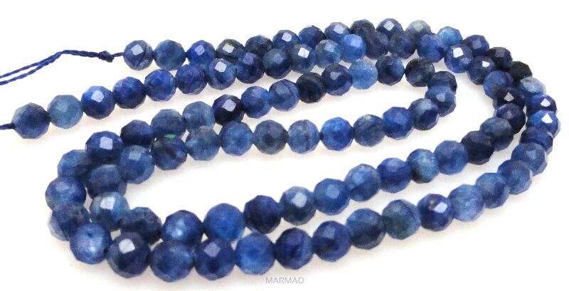 Sodalit fasetowany - kula 4,5mm
