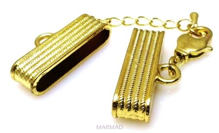 Zapięcie do wklejania z karabińczykiem i przedłużką