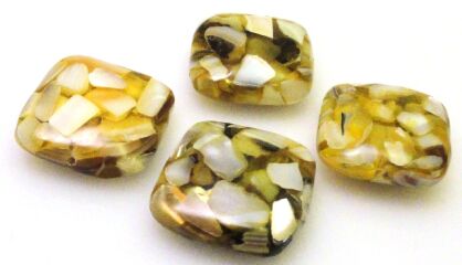 Masa perłowa kruszona - kwadrat 18mm - jakość B