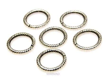 Element ozdobny ogniwko- kółeczka cięte 13mm