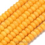 Jadeit malezyjski żółty- oponka 10x6mm - 2