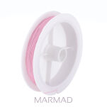 Linka jubilerska pastelowo różowa - średnica 0,38 mm - 2