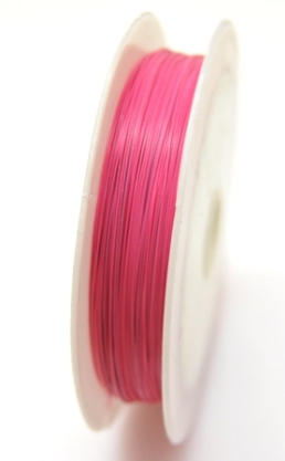 Linka jubilerska jasno różowa - średnica 0,38 mm