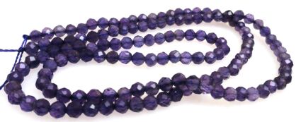 Ametyst fasetowany - kula 3mm