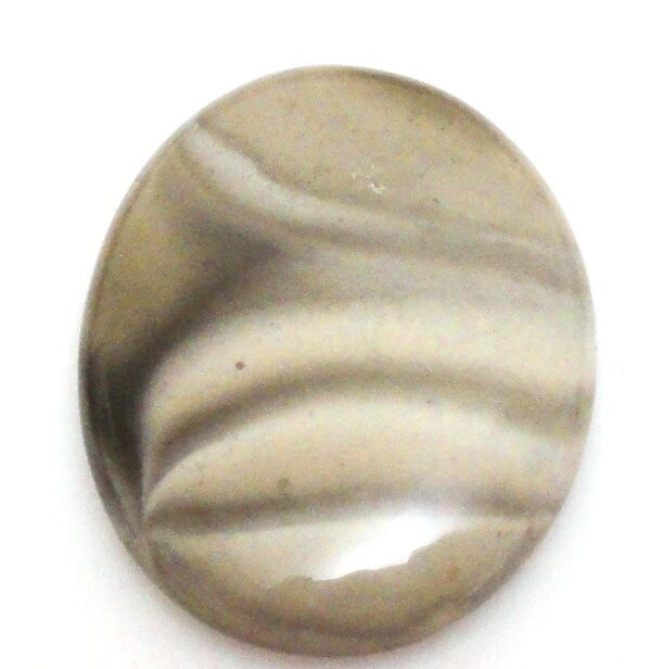 Kaboszon krzemień pasiasty owal 40x30x6mm