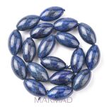 Lapis lazuli - oliwka 23x13mm