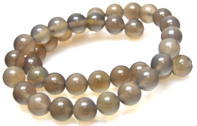 Agat szary - kula 10mm 