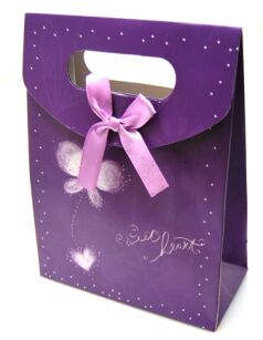 Torebka na prezent - fioletowa