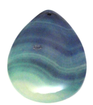 Agat - na zawieszkę kropla 54x37x6mm - wada