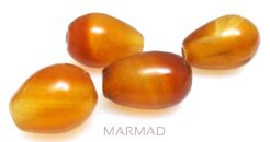 Agat karneol - kropla 14x10mm