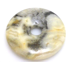 Agat - na wisior - donut 40mm