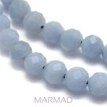 Angelit fasetowany - kula 4mm - 3