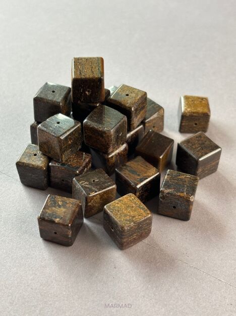 Bronzyt - kostka 14x14mm