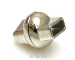 Zapięcie magnetyczne do rzemieni końcówki 6x2,5mm 
