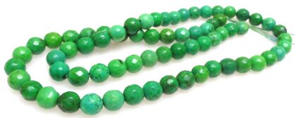 Turkus zielony fasetowany - kula 6mm
