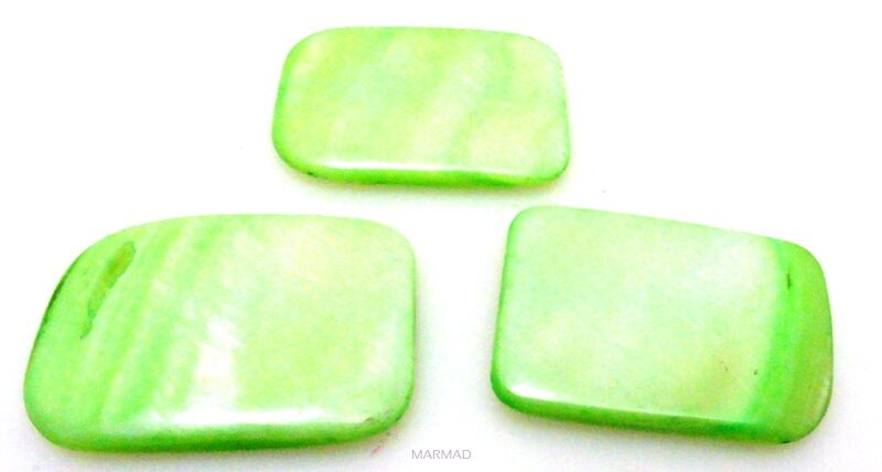 Muszla /Masa perłowa - prostokąt 30x22mm