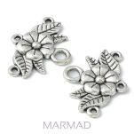 Łącznik, konektor, baza do kolczyków i wisiorków  23x30mm - 2