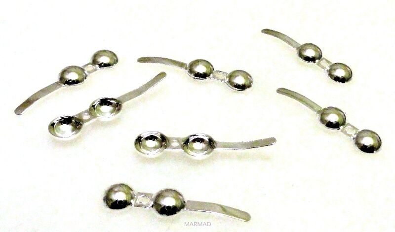 Łapaczki do linek - chłopczyki 16mm - srebro 925 - 1 para