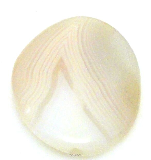 Agat - na zawieszkę owal 41x31x6mm