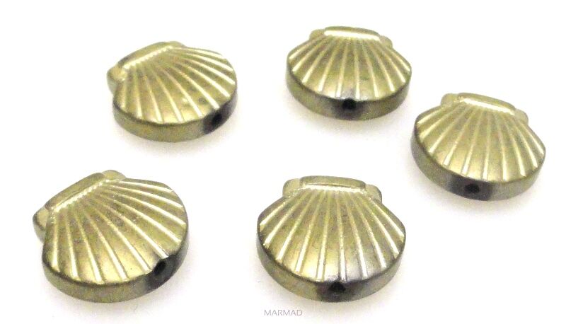 Hematyt matowy - muszelka 10x10mm