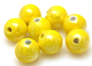 Ceramika - kula 12mm - żółta