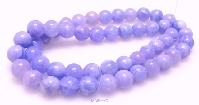 Aragonit mozaikowy - kula 8mm - wrzosowy