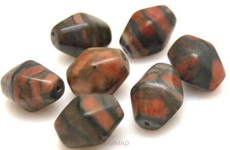 Trawertyn - orzech 20x15mm