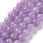 Jadeit Malezyjski- kula 8mm - lawendowy - 2