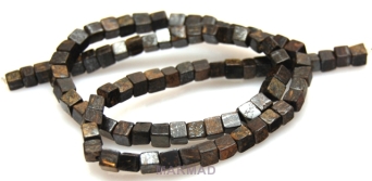 Bronzyt - kostka 4x4mm