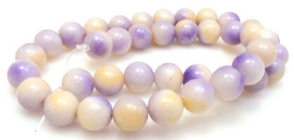 Jadeit mozaika - kula 10mm- wielobarwny