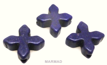 Howlit - krzyż 14x14mm fioletowy