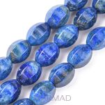 Lapis lazuli - oliwka fasetowana 14,5x12mm - 3