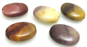 Mokait - owal 16x12mm - zestaw 5 sztuk