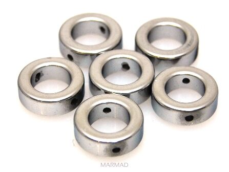 Hematyt srebrny - kółka 12mm